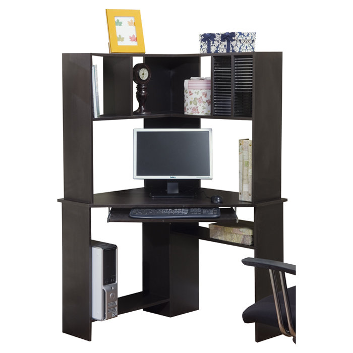 Latitude Run Friedman Corner Desk with Hutch Reviews Wayfair